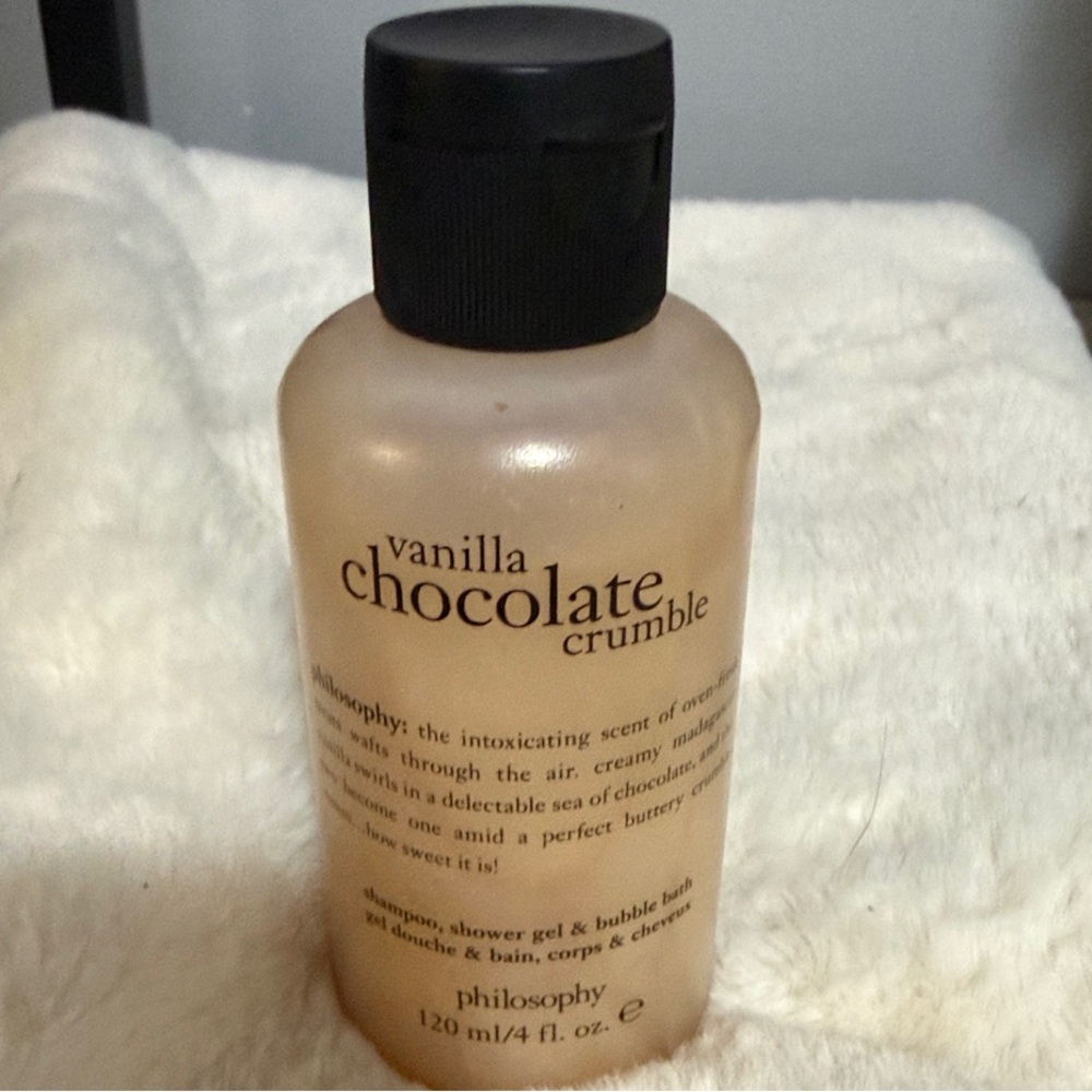 Philosophy Vanilla Chocolate Crumble Shower Gel - Beige & Black
